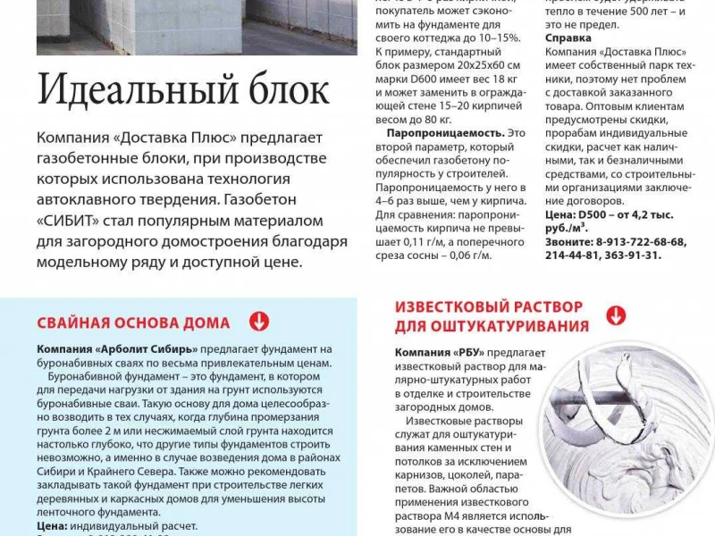 Преимущества и особенности фундаментных подушек из ячеистого бетона в современном строительстве