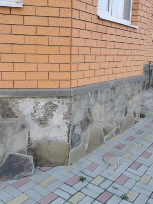 Финишная отделка фундамента после ремонта