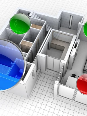 3D-визуализация изменений системы безопасности при реконструкции дома