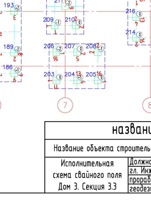 Анализ данных мониторинга свайного поля в строительстве фундамента